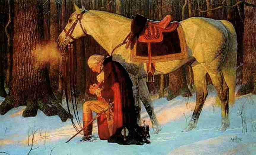 The Vision of George Washington at Valley Forge